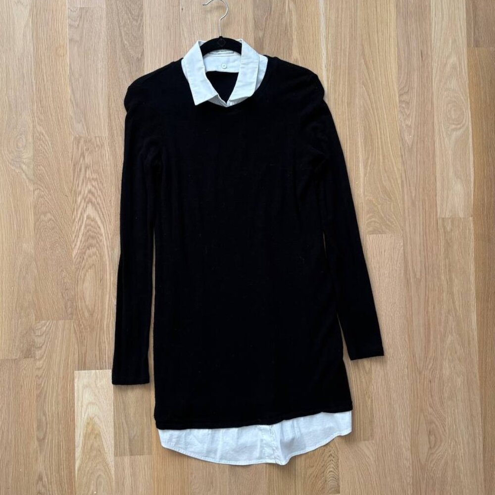 Bailey 44 Knit Dress with Detachable Collar